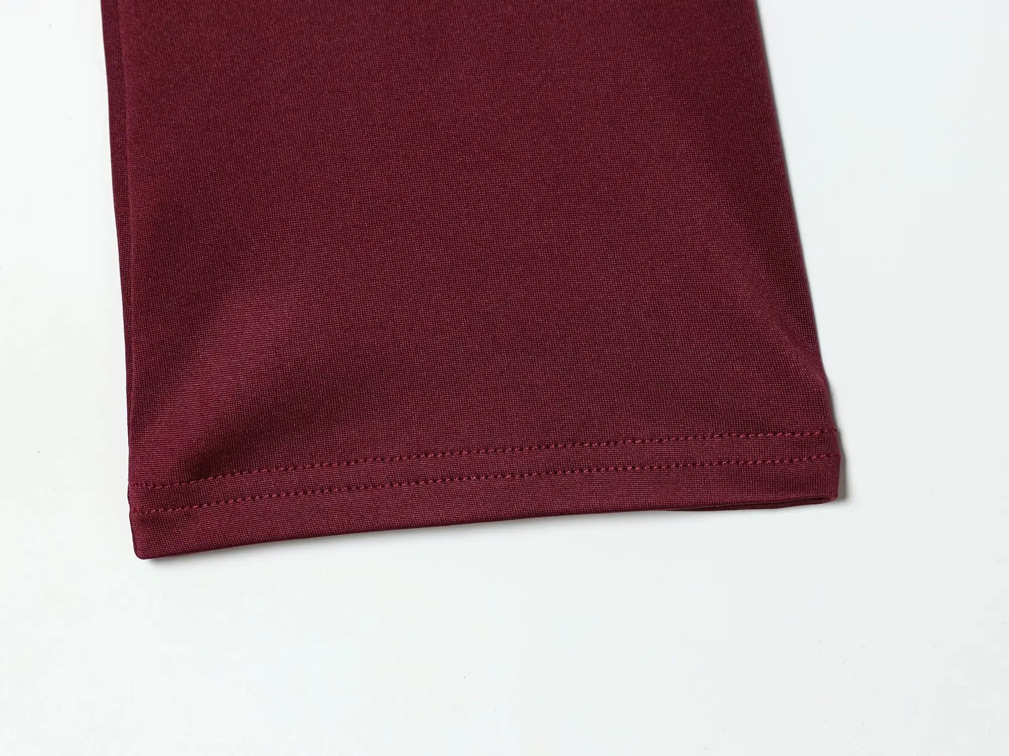 TAOP&ZA 2026 Spring New Arrival Women's Fashionable Spicy Style Burgundy V-Neck Twisted Long Sleeve Slim Fit Sexy T-Shirt 1732 - Image 5