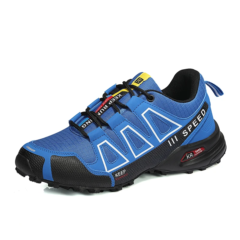 Men‘s Waterproof Hiking Shoes Outdoor Trainers Lace-up Climbing Shoes Women Trekking Sneakers Anti-slip Hunting Tactical Sneaker - Image 6