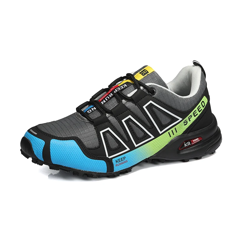 Men‘s Waterproof Hiking Shoes Outdoor Trainers Lace-up Climbing Shoes Women Trekking Sneakers Anti-slip Hunting Tactical Sneaker - Image 9
