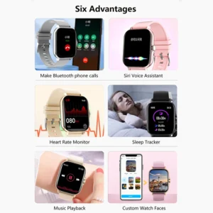 Alternative view of 1.83'' Sport Smart Watch Fitness Clock Health Monitor Waterproof Smartwatch Wireless Call Watches for Men Women IOS Android 2025
