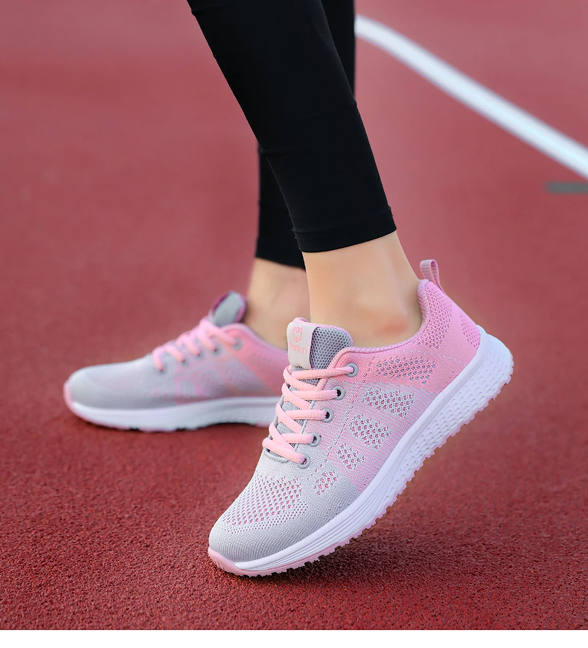 Women Sport Shoes Fashion Platform Sneakers Ladies Spring Summer Flats Running Shoes for Women Casual Shoes Mesh Jogging Tennis - Image 21