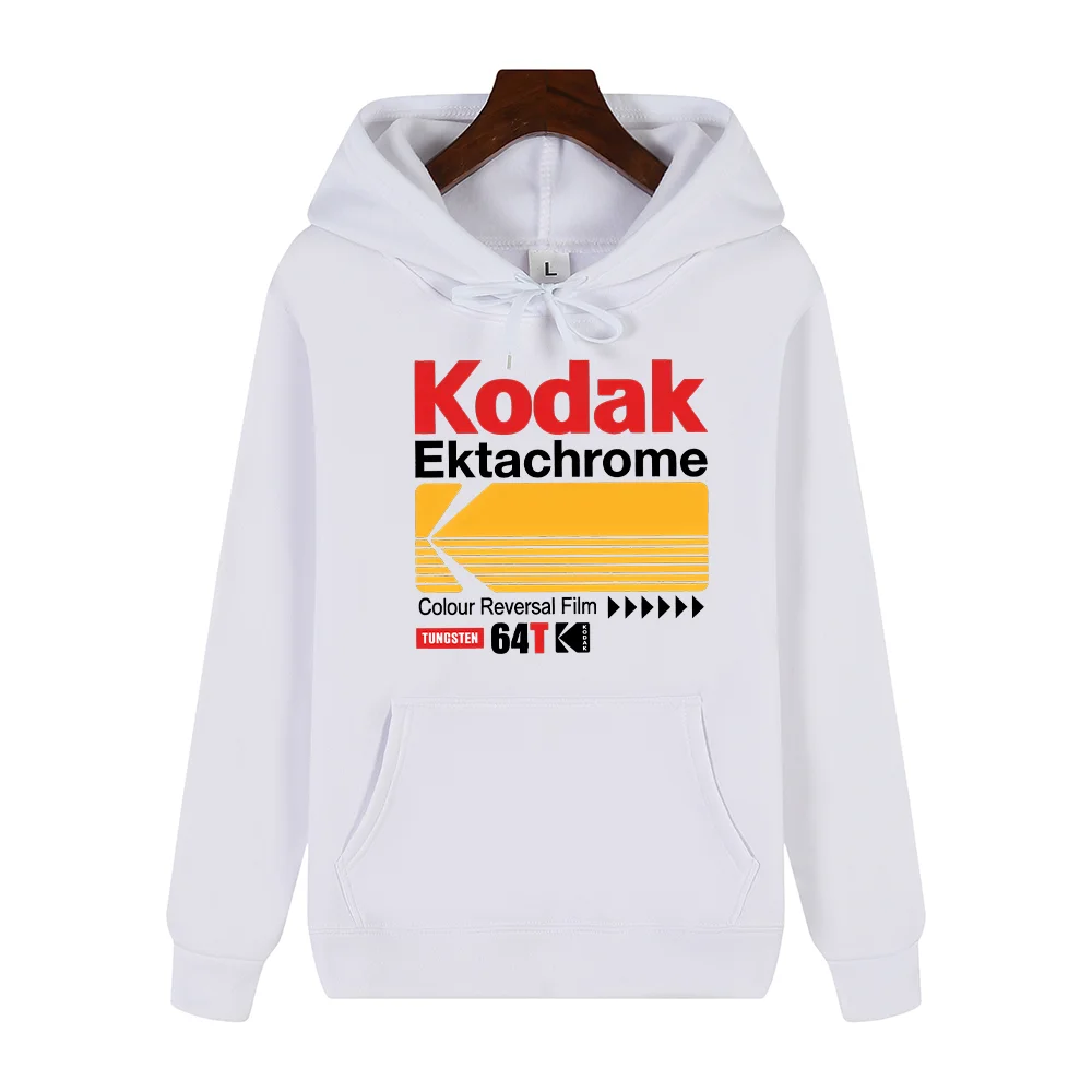 Kodak Brand Retro Trendy Print Autumn Winter Men Hoodie Daily Outdoor Sports Casual Warm Fashionable Y2K Streetwear Top Clothing - Image 7