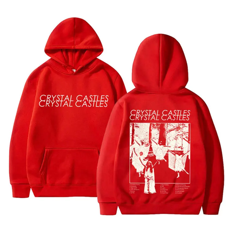 Vintage Crystal Castles Band Hoodie Men Women Gothic Punk Rock Hooded Sweatshirt Men's Fashion Loose Oversized Pullover Hoodies - Image 11