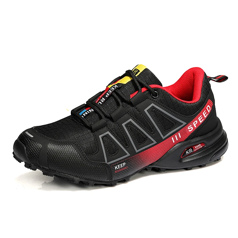 Men‘s Waterproof Hiking Shoes Outdoor Trainers Lace-up Climbing Shoes Women Trekking Sneakers Anti-slip Hunting Tactical Sneaker - Image 8