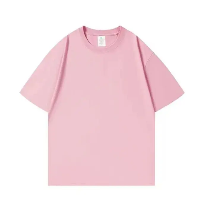 Summer 100% Cotton Oversized T shirts for Women Men Brown Casual Female Korean Streetwear Tees Unisex Basic Solid Young Cool Top - Image 8