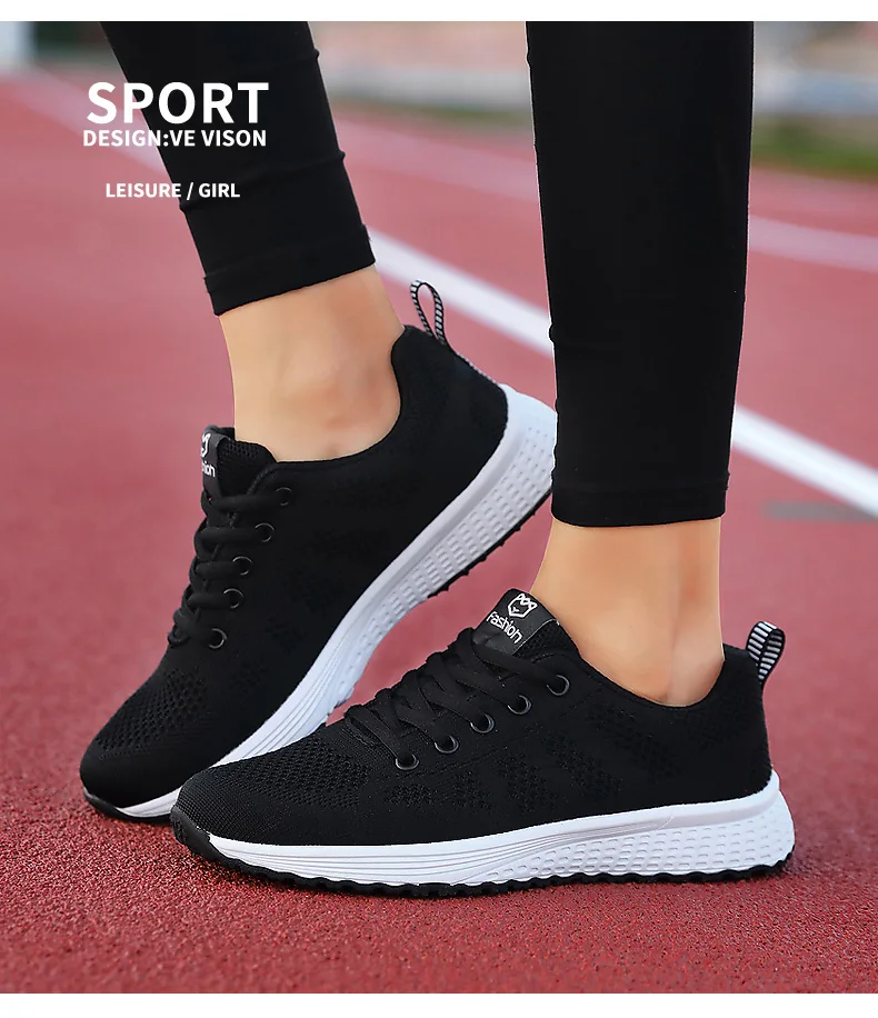 Women Sport Shoes Fashion Platform Sneakers Ladies Spring Summer Flats Running Shoes for Women Casual Shoes Mesh Jogging Tennis - Image 24