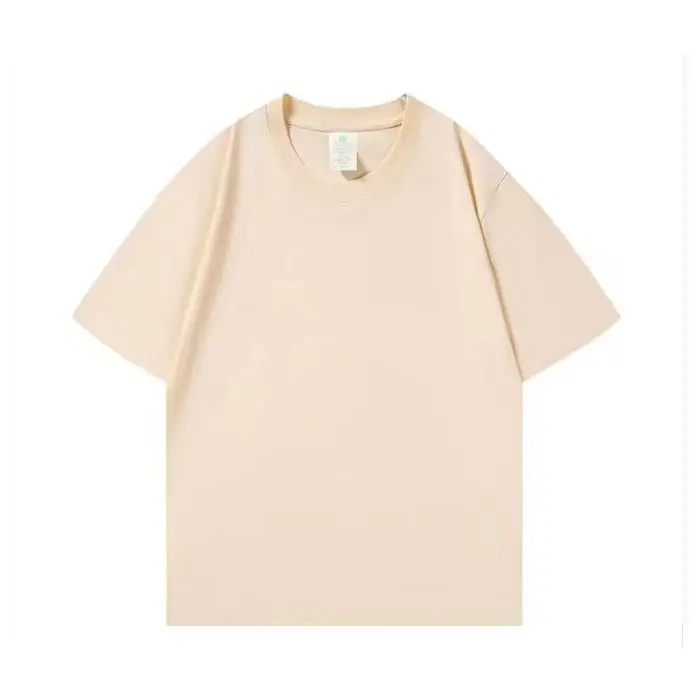 Summer 100% Cotton Oversized T shirts for Women Men Brown Casual Female Korean Streetwear Tees Unisex Basic Solid Young Cool Top - Image 11