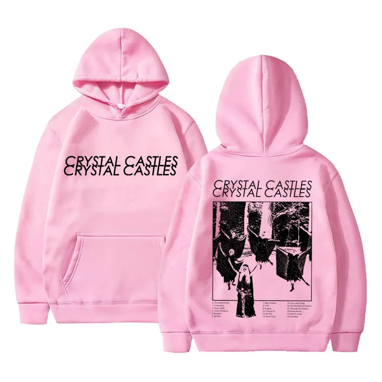 Vintage Crystal Castles Band Hoodie Men Women Gothic Punk Rock Hooded Sweatshirt Men's Fashion Loose Oversized Pullover Hoodies - Image 10