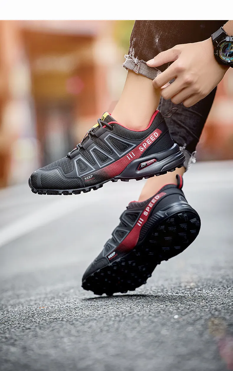 Men‘s Waterproof Hiking Shoes Outdoor Trainers Lace-up Climbing Shoes Women Trekking Sneakers Anti-slip Hunting Tactical Sneaker - Image 22