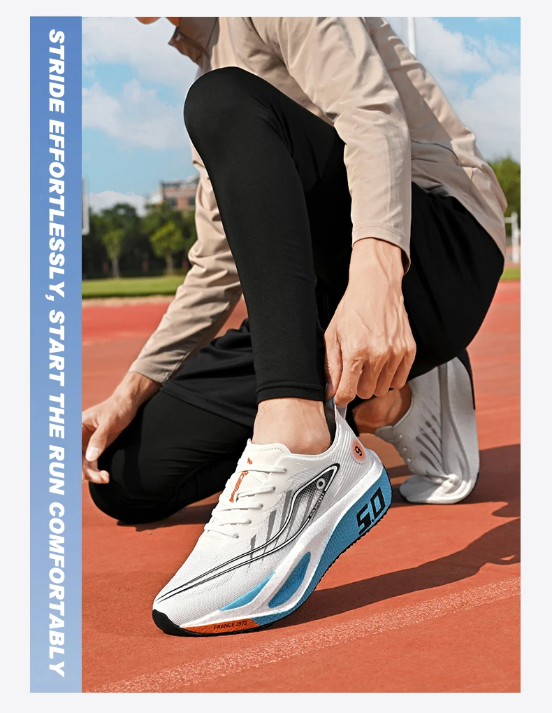 New Trendy Sports Running shoes, Comfortable and Breathable Men's and Women's Sports Casual shoes, Outdoor Large-sized Black 10 - Image 20
