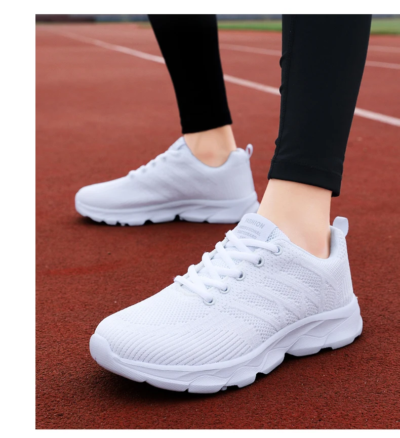 New Sneakers Women Casual Shoes Fashion Breathable Walking Mesh Flat Shoes Women 2024 Tenis Feminino White Ladies sports Shoes - Image 22