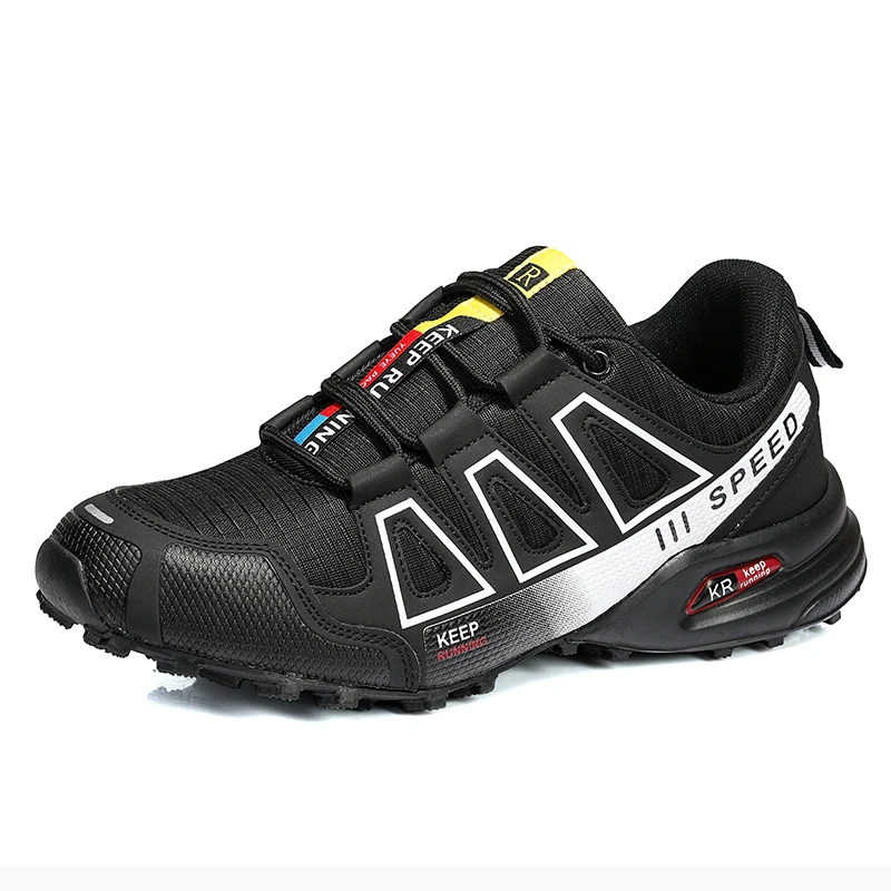 Men‘s Waterproof Hiking Shoes Outdoor Trainers Lace-up Climbing Shoes Women Trekking Sneakers Anti-slip Hunting Tactical Sneaker - Image 7
