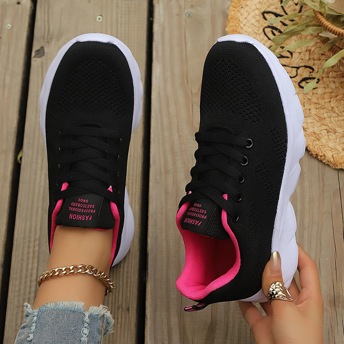 Women Sport Shoes Fashion Platform Sneakers Ladies Spring Summer Flats Running Shoes for Women Casual Shoes Mesh Jogging Tennis - Image 11