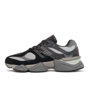 Alternative view of New Balance 9060 Black Castlerock Grey U9060BLK Men's Fashion Sneaker New