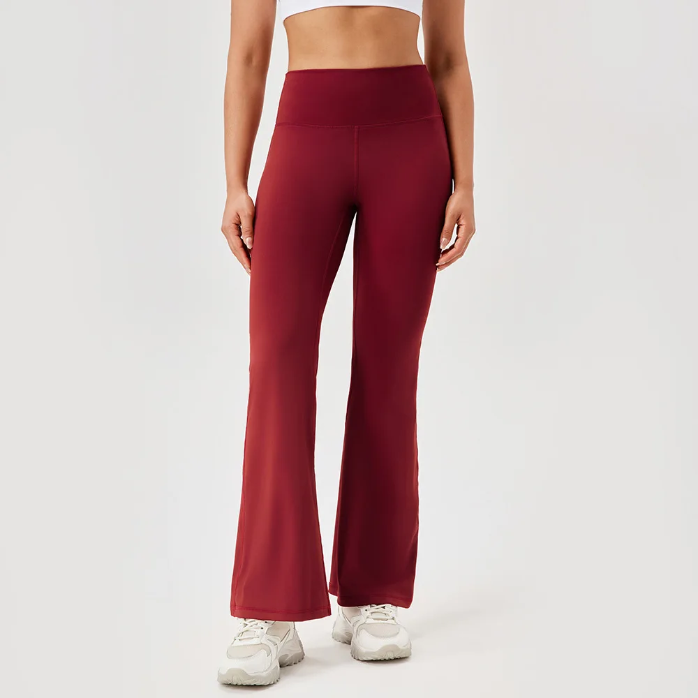 YIYI Women's Wide Leg Yoga Pants Soft High Waisted Butt Lift Workout Flare Leggings Casual Bootcut Bootleg Gym Fitness Pants - Image 10