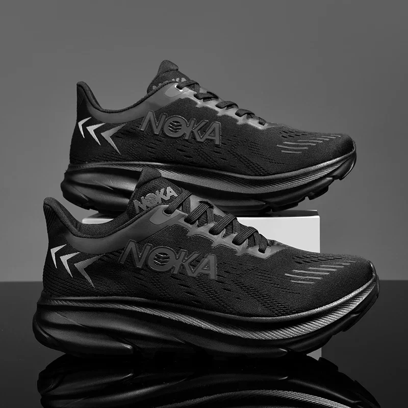 Men's Running Shoes Jogging Breathable Mesh Cushioning Non-Slip Outdoor Luxury shoes Couple Trainer Race Sneakers Off-road Shoes - Image 7