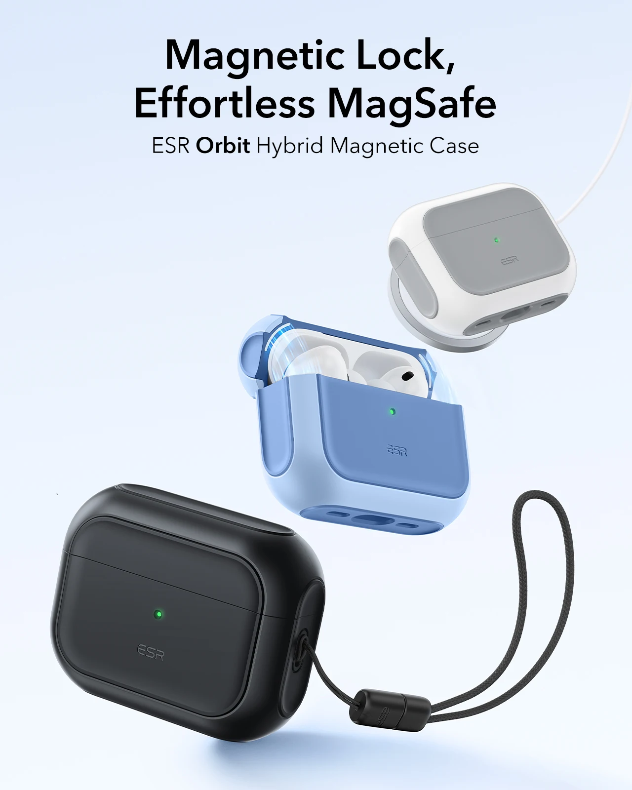 ESR for AirPods Pro 3 Case (2025) Compatible with Airpods Pro 3rd Generation Earphone Case Powerful Drop Protection Cover - Image 3
