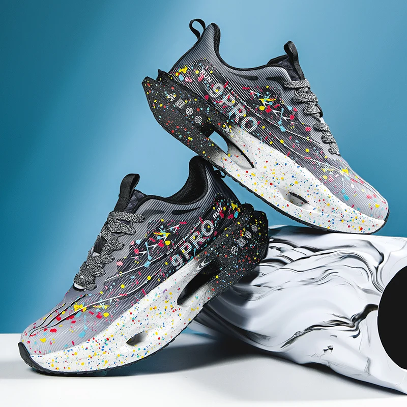 New Soft Sole Cushioning Men's Running Shoes for Women High-quality Road Jogging Shoes Light Comfy Sneakers Reflective Night Run - Image 11