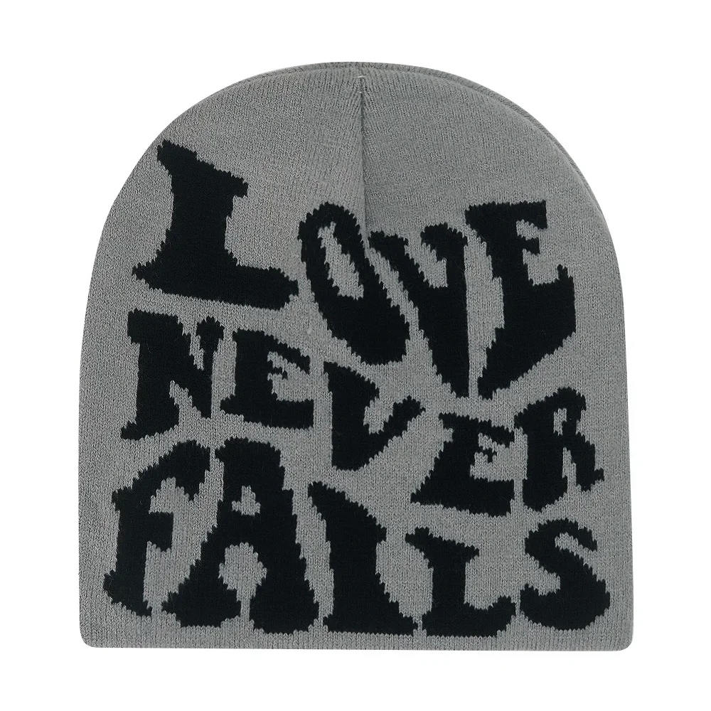 Y2K Letter Knitted Winter Autumn Beanie Cap - Image 103