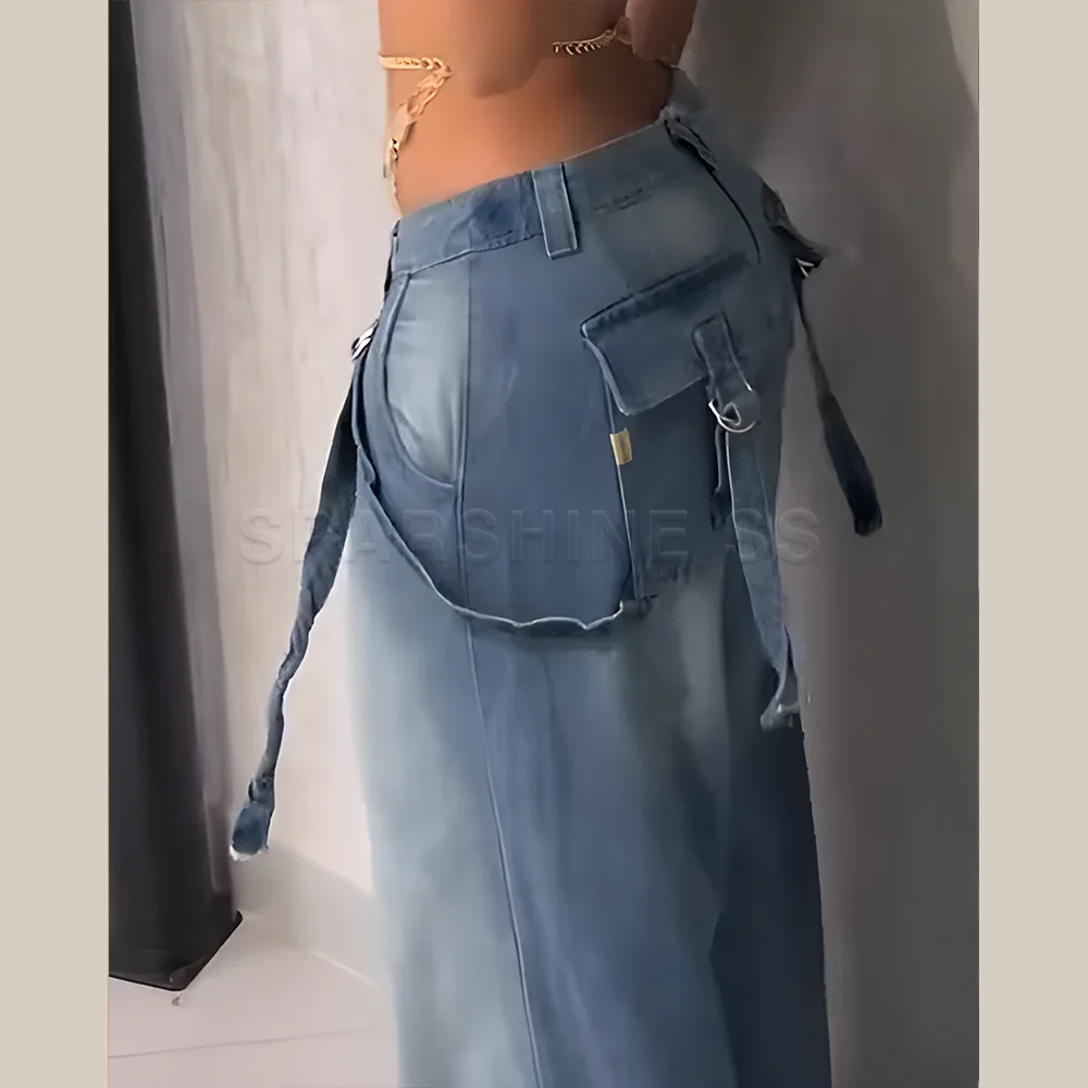 Jeans for Women Straight Pants Vintage Denims - Image 6
