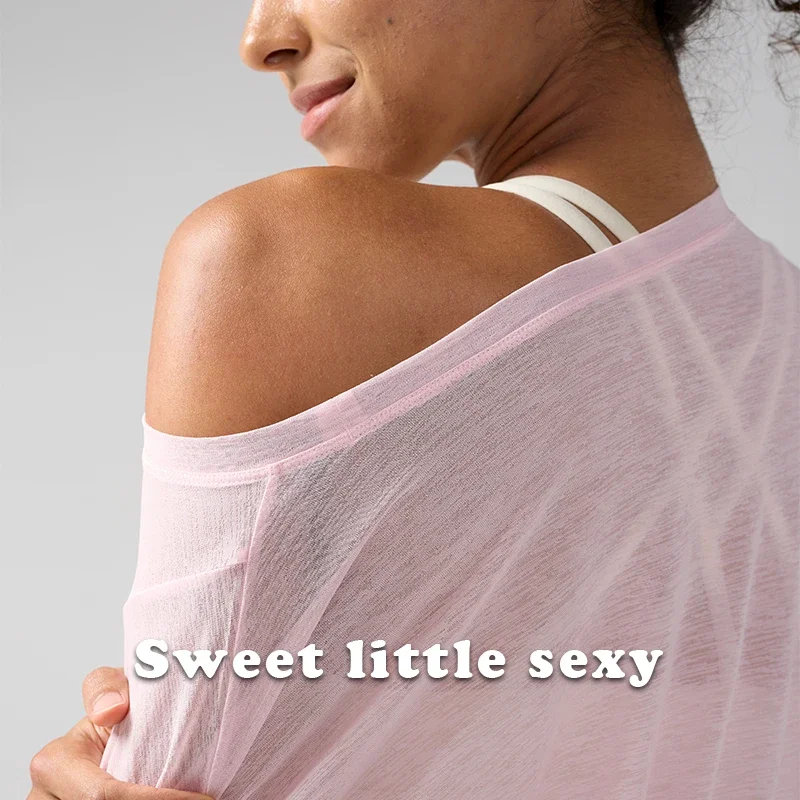 Gym Sports Tops Workout T-shirts Women Yoga Clothing Running Loose Slim Quick Dry Training Long Sleeve Blouse Fitness Tops👚 - Image 2