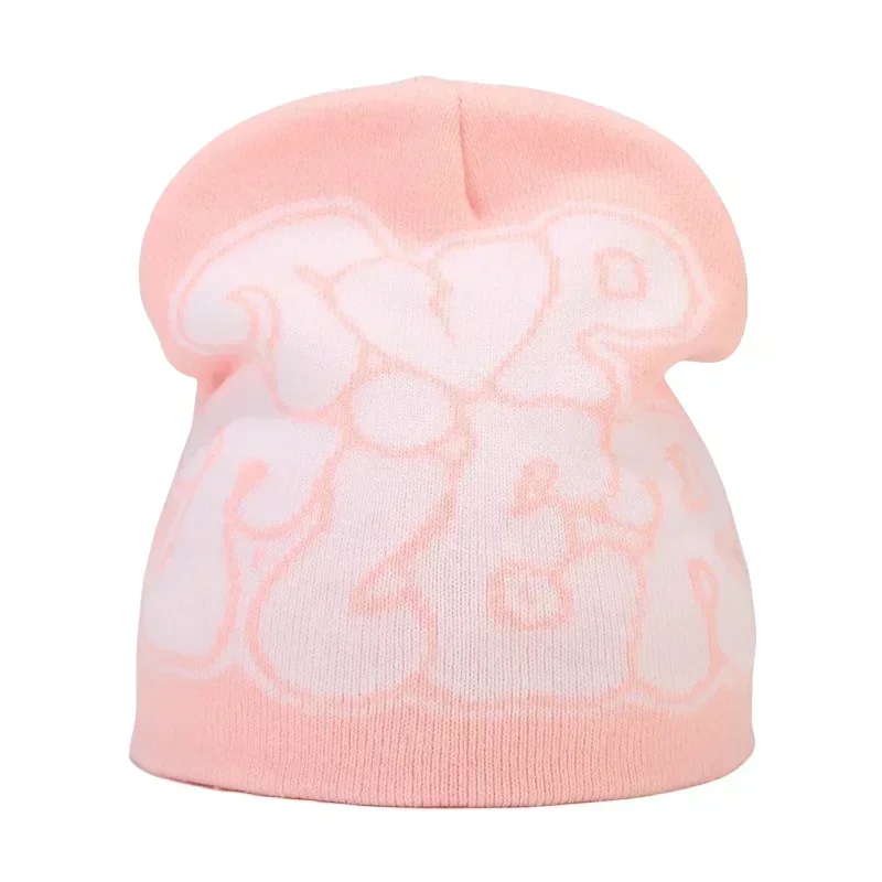 Y2K Letter Knitted Winter Autumn Beanie Cap - Image 32