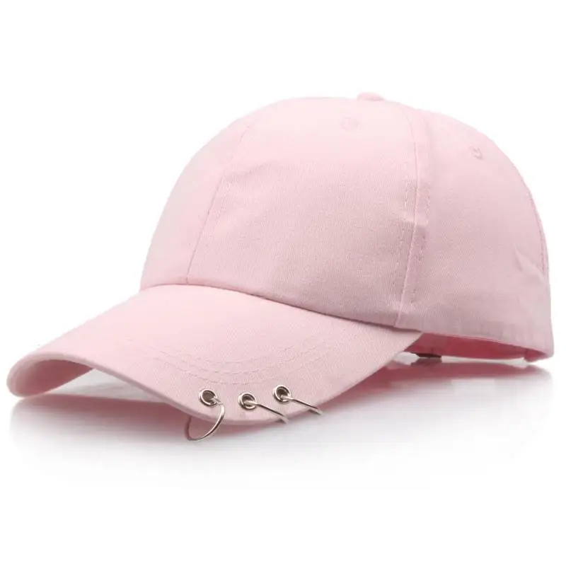 Hip Hop Women's Baseball Cap With Ring Circle Snapback Hats For Men Women Unisex Dad Hat Adjustable Kpop Korean Style Gorra - Image 6