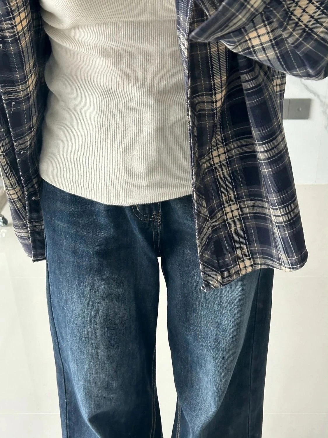 Womens Jeans Baggy Jeans Y2k Retro Loose Straight Leg Washed Denim High Waist Slimming Comfort Fit Long Pants For Women - Image 6