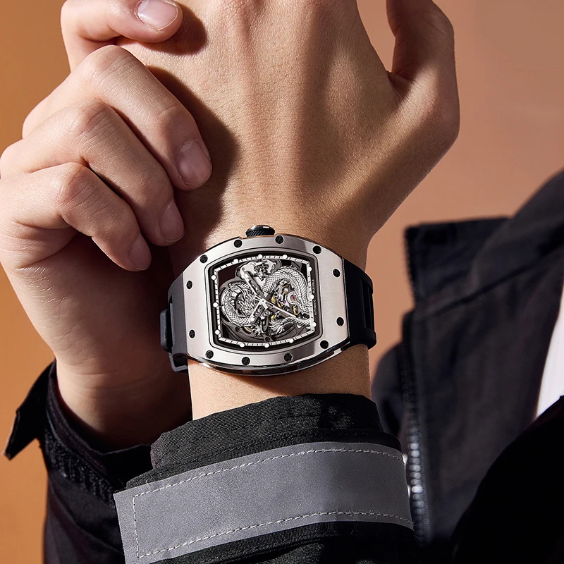 2025 Fashion New Men's Watch High End Luxury Automatic Mechanical Waterproof Watch Automatic Mechanical Watches - Image 6