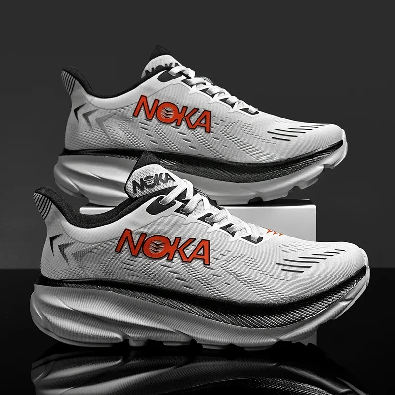 Men's Running Shoes Jogging Breathable Mesh Cushioning Non-Slip Outdoor Luxury shoes Couple Trainer Race Sneakers Off-road Shoes - Image 9
