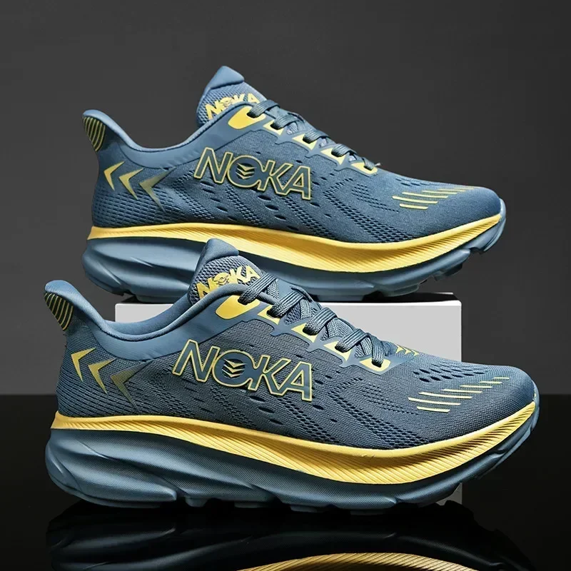 Men's Running Shoes Jogging Breathable Mesh Cushioning Non-Slip Outdoor Luxury shoes Couple Trainer Race Sneakers Off-road Shoes - Image 3