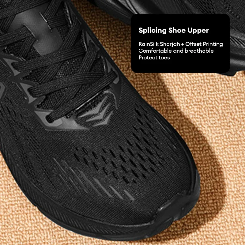 Men's Running Shoes Breathable Lightweight Thick Cushioning Sole Sneakers Shock-Absorbing Athletic Sports Shoes for Men Women - Image 2