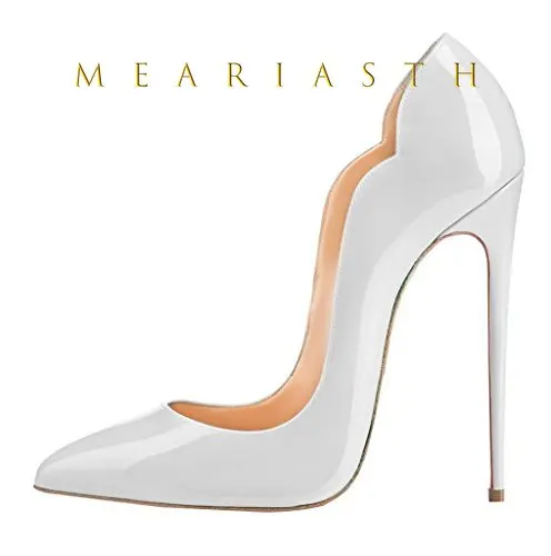12cm Heels Women Patent Leather High Thin Heel Shoes - Image 10