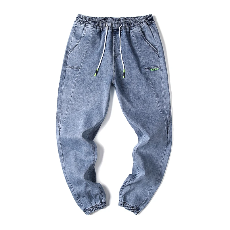 Men Outdoor Workwear Style Stretch Cuffed Tapered Pants Summer Autumn Comfortable Versatile Casual Harem Long Pants Plus Size5XL - Image 9