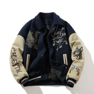 Man Baseball Jacket Winter Letter Embroidery Varsity Jacket Women American Vintage Coat Warm Fashion Hip Hop Original Original