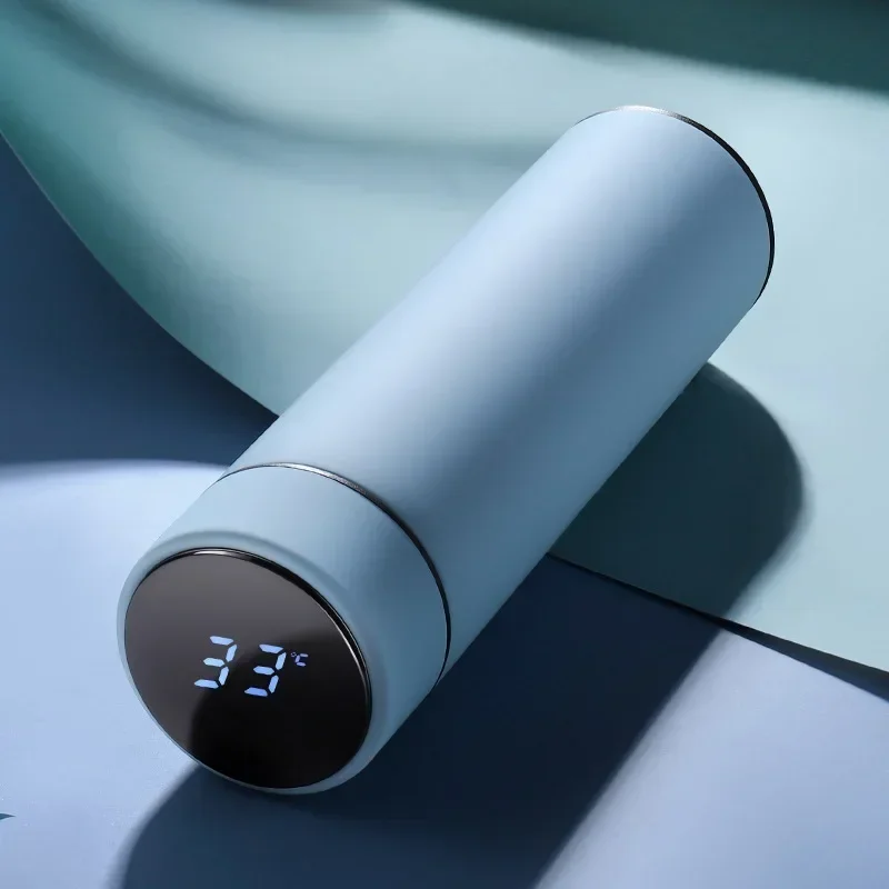 500ML Temperature Display Thermos Cup Stainless Steel Divided Thermos Bottle - Image 5