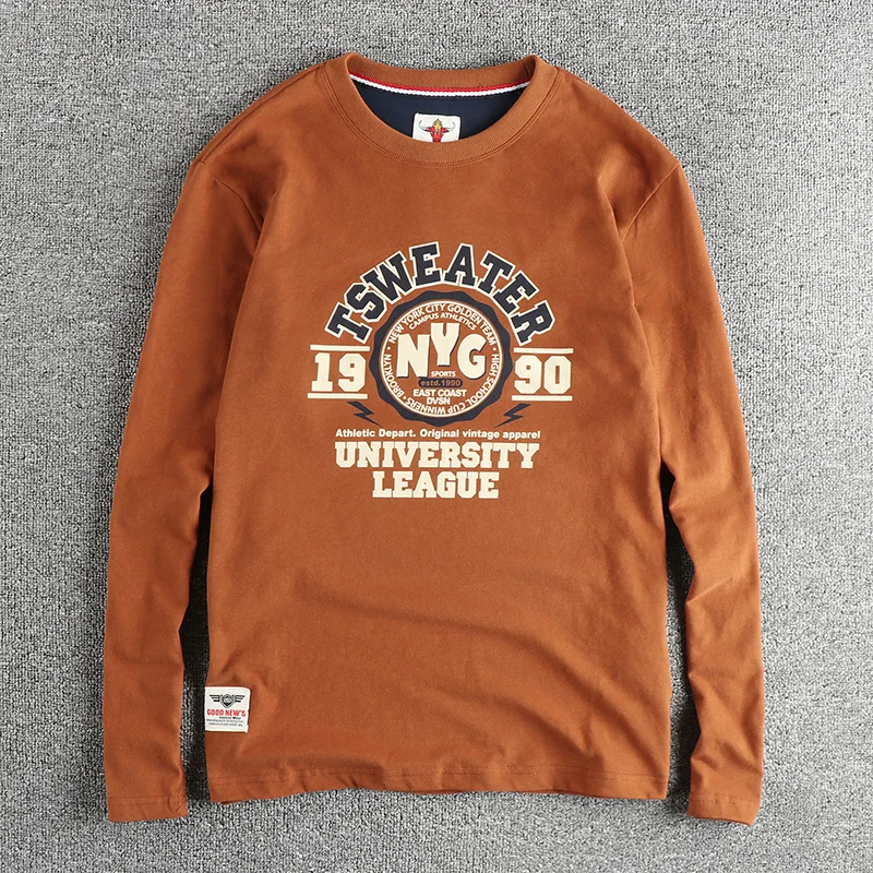long sleeve T-shirt men's cotton casual base shirt - Image 4