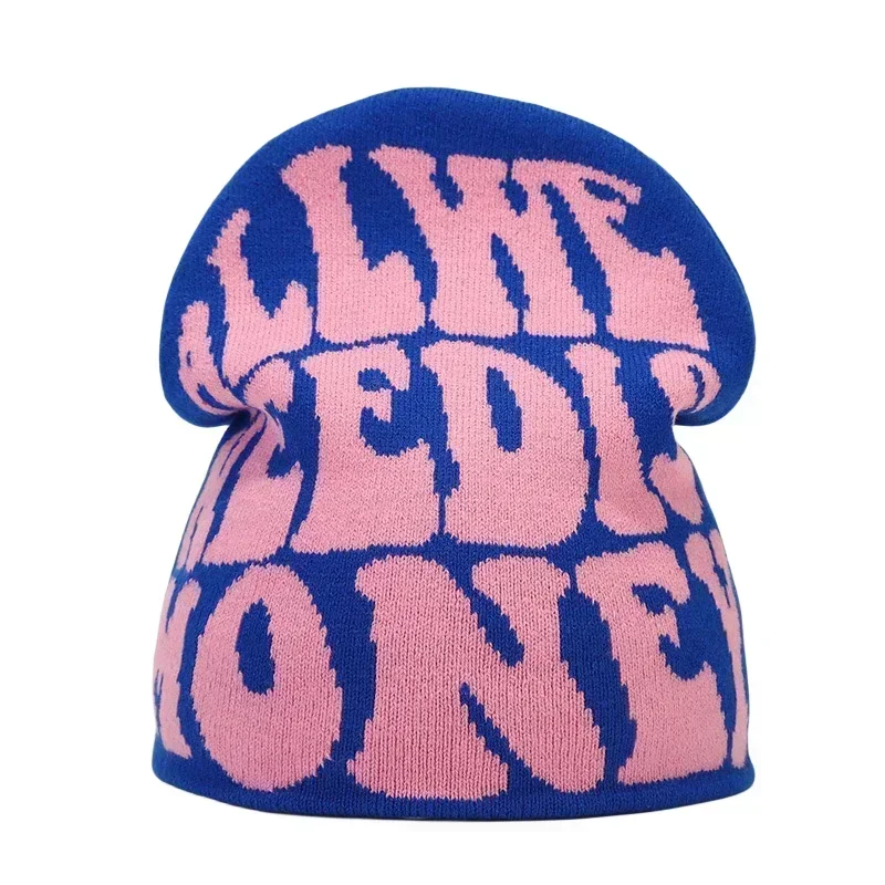 Y2K Letter Knitted Winter Autumn Beanie Cap - Image 110