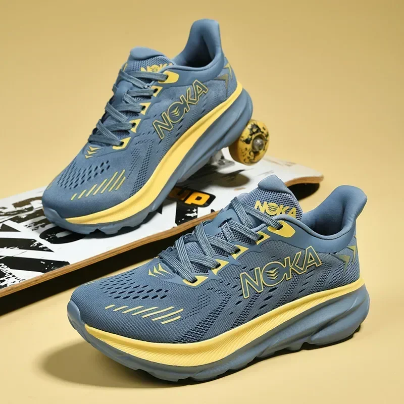 Men's Running Shoes Jogging Breathable Mesh Cushioning Non-Slip Outdoor Luxury shoes Couple Trainer Race Sneakers Off-road Shoes - Image 2