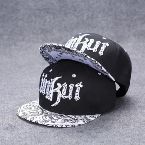 Alternative view of Flat Brim Baseball Cap Hard Top Unisex Streetwear Hip Hop Hat for Men Women Summer Spring Casual Outdoor Adjustable