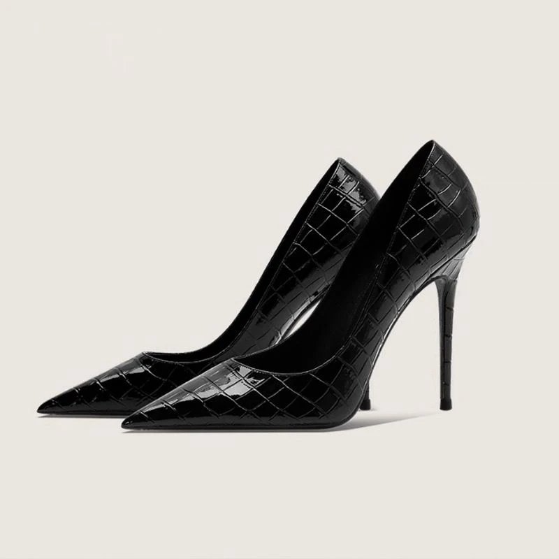 Spring and Autumn's new pointed-toe thin-heeled high heels with a fashionable - Image 6