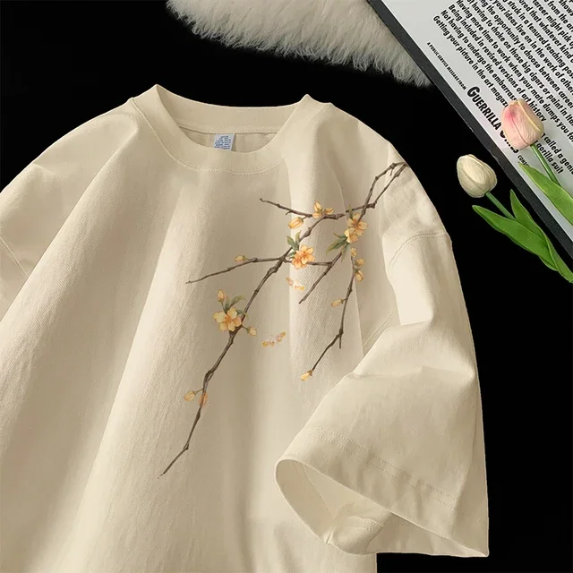 Summer New Floral PatternT-shirt - Image 7