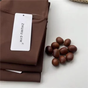 Alternative view of Fitness Women Sport Seamless Leggings High Waist Elastic Solid Yoga Leggings Gym Jogging Quick Dry Push Up Slim Pants Female