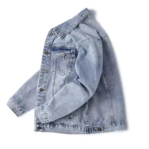 Men's Autumn All-Matching Jeans Jacket Loose Tooling Casual Denim Jacket Men Jeans Men's Clothing Coats man jackets