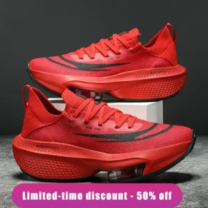 Running Shoes Air Cushion Speciality Marathon Men Sports Breathable Lightweight Women's Comfortable Athletic Nonskid Sneakers 