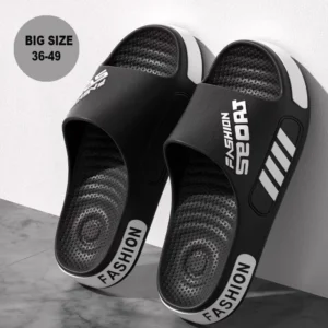Men Slippers Summer Flat Sole Home Slippers For Women Man Open Toe Trend