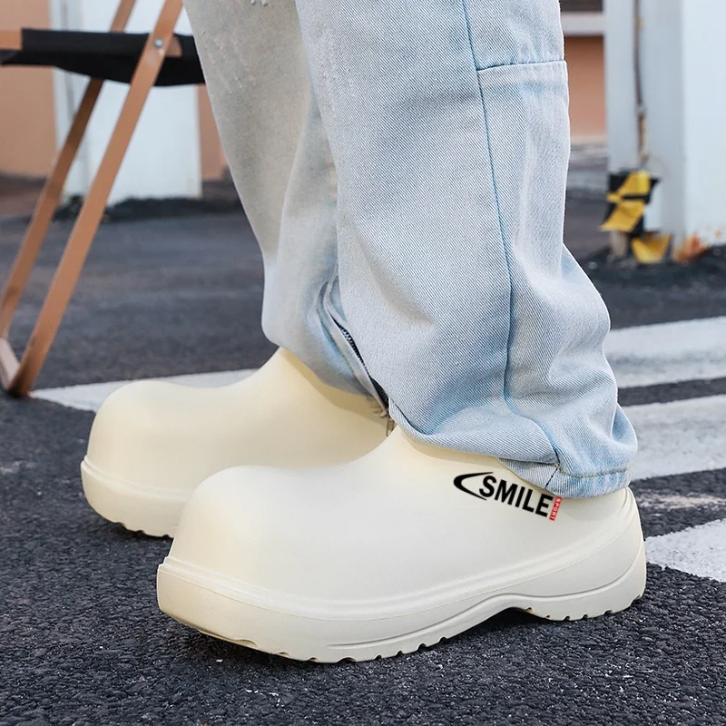 Men Chef Clogs 2025 Summer Soften Garden Clogs For Women Plain Sandals - Image 4