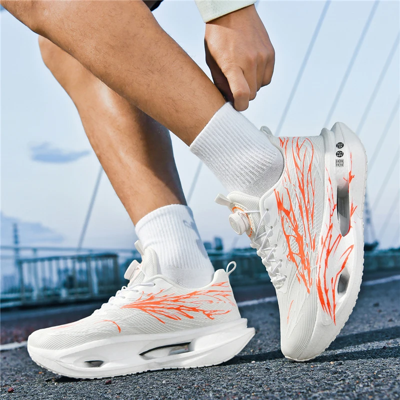 Men Running Shoes Speciality Marathon Sports Breathable Lightweight Women's Carbon Plate Comfortable Nonskid Leisure Sneakers - Image 5
