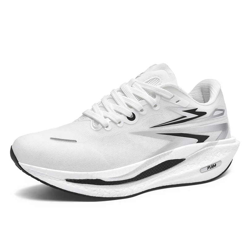 Running shoes for Outdoor use, Fashionable for Both Men and Women, Comfortable and Breathable sports and Casual shoes. black 10 - Image 8