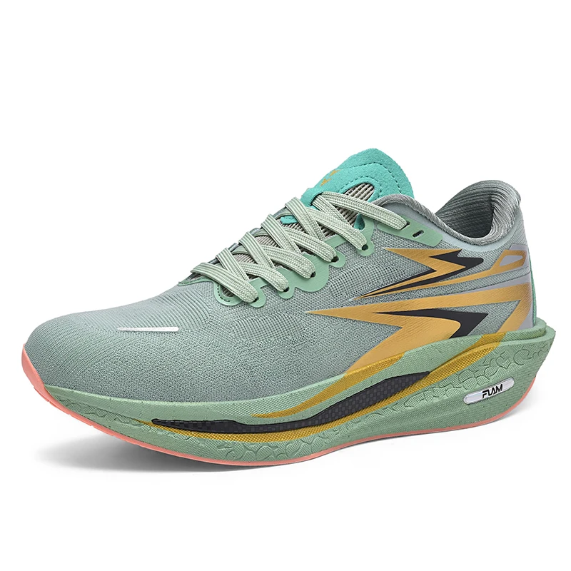 Running shoes for Outdoor use, Fashionable for Both Men and Women, Comfortable and Breathable sports and Casual shoes. black 10 - Image 7